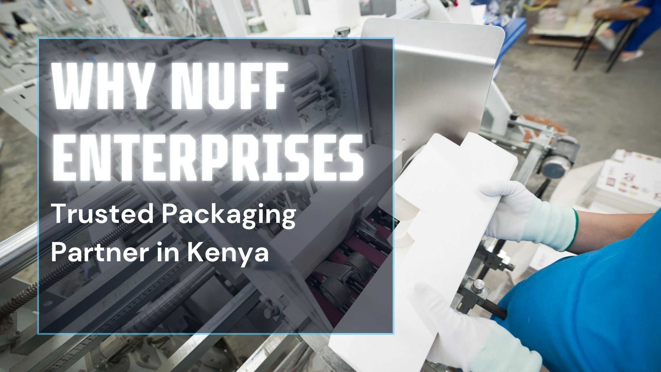Nuff Enterprises team showcasing eco-friendly paper packaging solutions in Nairobi, Kenya